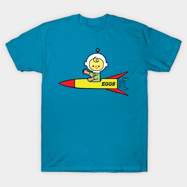 EGGS....in space! T-Shirt by EGGS Bar